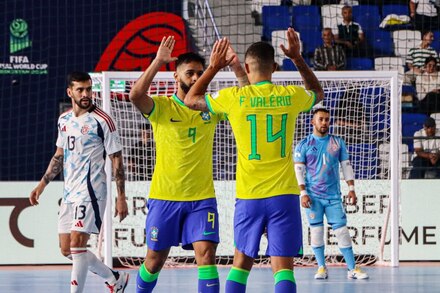 Mundial Futsal 2024 Brasil Costa Rica Oitavos de Final Photos soccerzz