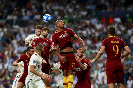 Real Madrid x Roma - Liga dos Campeoes 2018/2019 - Fase de GruposGrupo GJornada 1