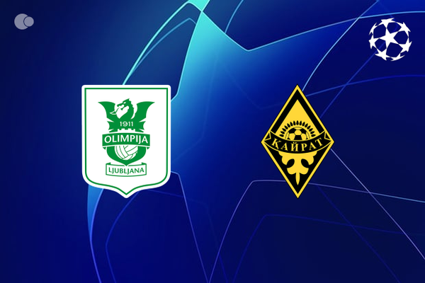 Olimpija Ljubljana vs Kairat Ends in Draw in Champions League Qualifier