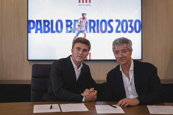 Pablo Barrios Extends Contract with Atltico Madrid Until 2030