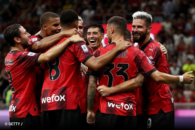 Milan in complete control Milan in complete control