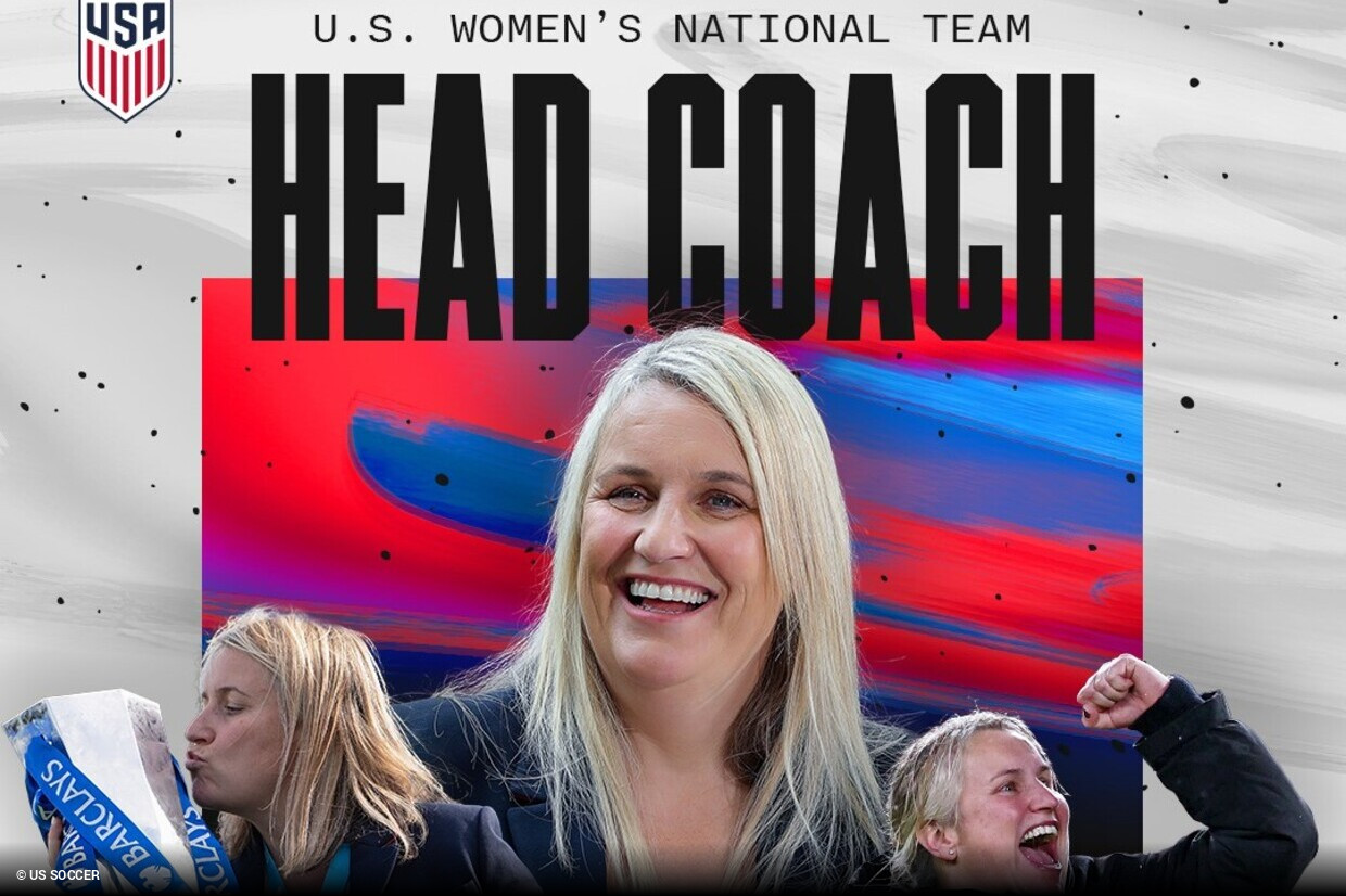It s confirmed Emma Hayes current coach of the Chelsea women s team has been officially appointed as the new coach of the United States of America on its respective social platforms soccerzz