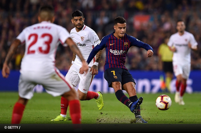 Barcelona x Sevilla - Liga Espanhola 2018/19 - CampeonatoJornada 9